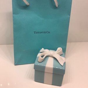 Tiffany & Co Bone China Mini Blue Gift Box